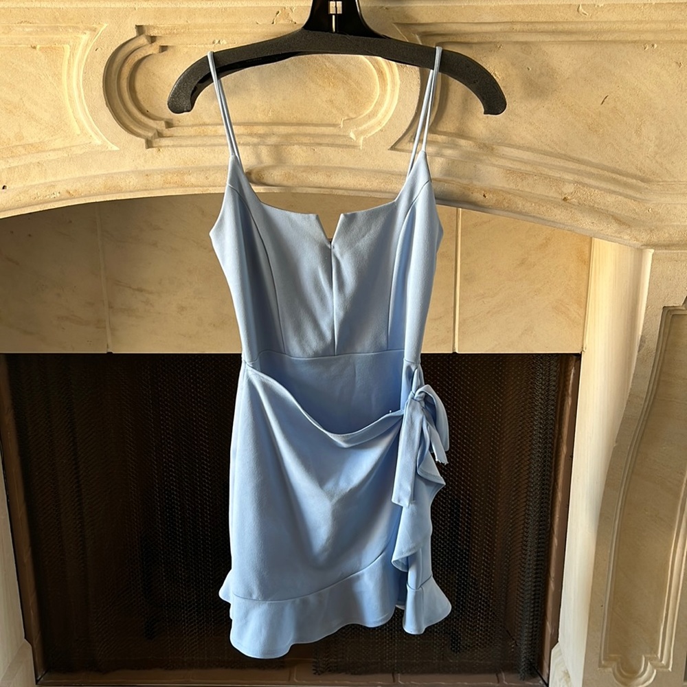 Blue dress